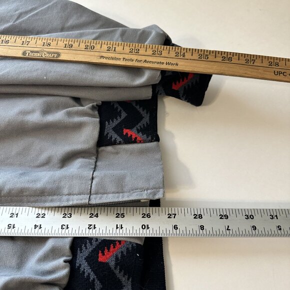 Vintage Mens Grey Arizona Bomber Jacket Canvas Embroidered Kachina XL - Picture 6 of 11